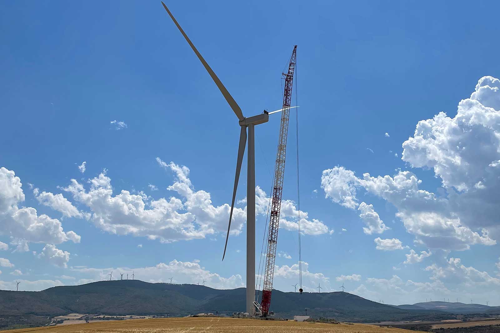 First turbine - Rea Unificado onshore wind farm | Projects under construction by RWE